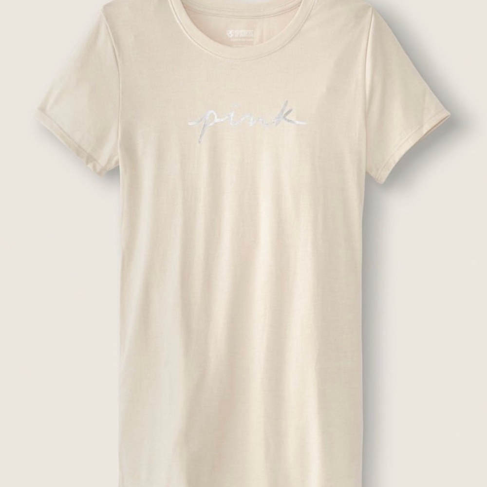 Pink campus tee